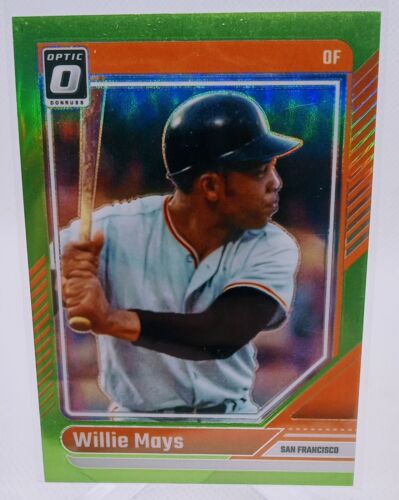 2024 Panini Donruss #95 Willie Mays Optic Lime Green #/149