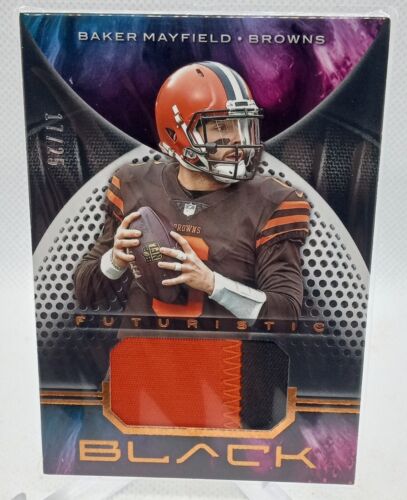 2019 Panini Black Futuristic Copper Patch  /25 Baker Mayfield #F-BM 2 Color