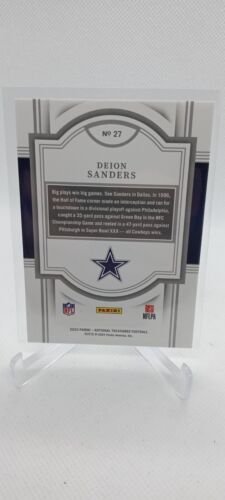 2023 National Treasures Deion Sanders /99 Dallas Cowboys