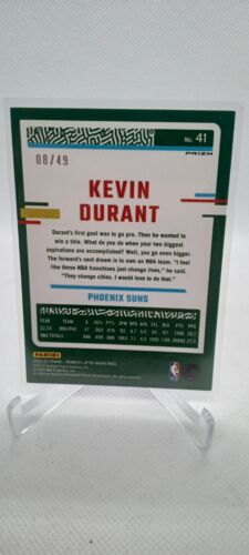 2023-24 Panini Donruss Optic Basketball Kevin Durant Blue Fast Break # /49