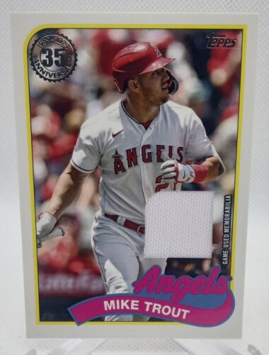 2024 Topps Series 2 Mike Trout 1989 35th Anniversary Patch #89R2-MT Angels