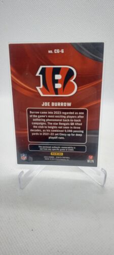 2023 Panini Zenith Joe Burrow Color Guard Patch #CG-6 Bengals