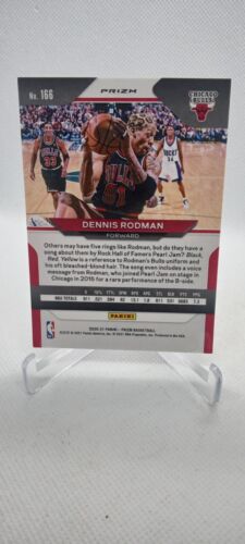 2020-21 Panini Prizm Dennis Rodman Red Prizm Parallel /299 Chicago Bulls