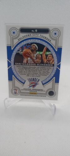 2022-23 Obsidian Shai Gilgeous-Alexander Orbital Red Flood Asia Tmall OKC SGA