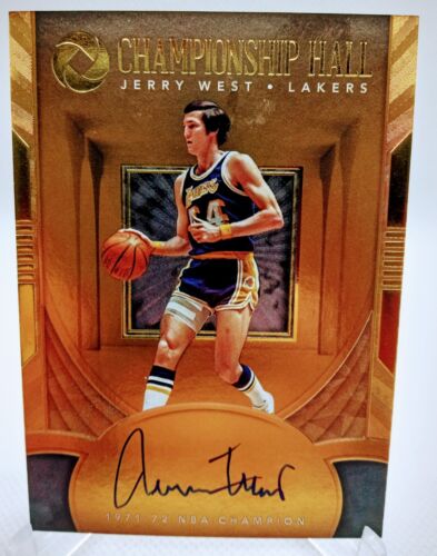 2018-19 Opulence Champions of the Hall Autograph- Jerry West /35 LA Lakers!