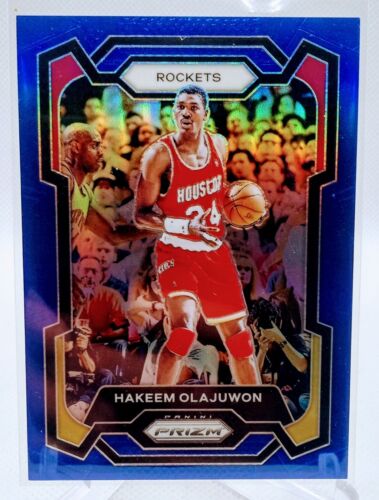 2023-24 Panini Prizm #191 Hakeem Olajuwon Prizms Blue #/199