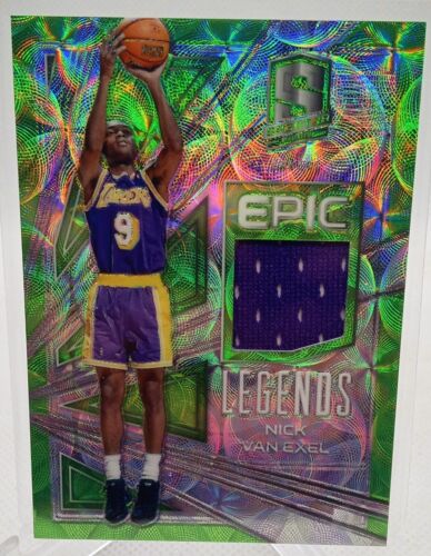 2017-18 Panini Spectra Epic Legends Green Scope Patch /25 Nick Van Exel #EL-NV