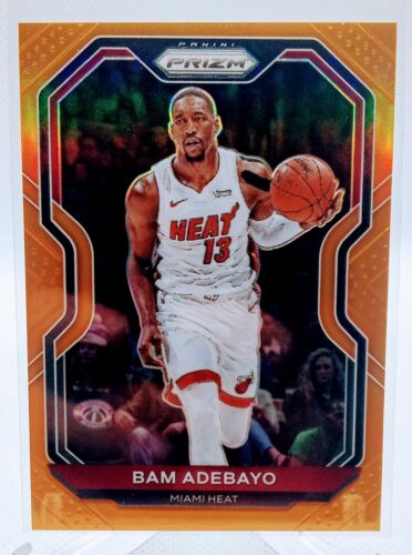 Bam Adebayo 2020-21 Prizm #138 Orange Prizm /49 Miami Heat