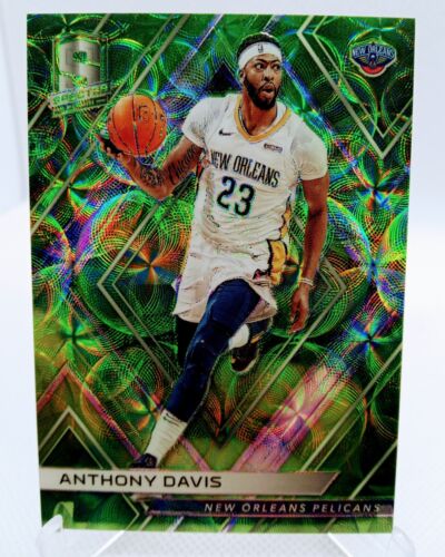 2017-18 Panini Prizm Spectra Anthony Davis #/49 Green Scope Prizm Pelicans