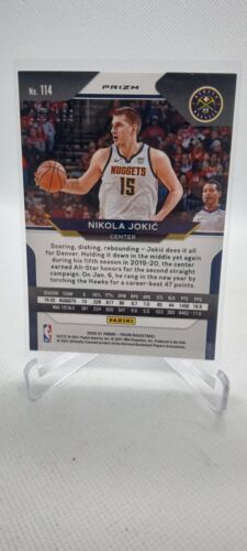 2020-21 Panini Prizm Blue Prizm /199 Nikola Jokic #114