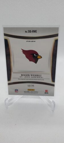 2023 Select Roger Wehrli Tie Dye Autograph /25 Arizona Cardinals 2007 HOF