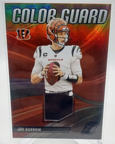 2023 Panini Zenith Joe Burrow Color Guard Patch #CG-6 Bengals