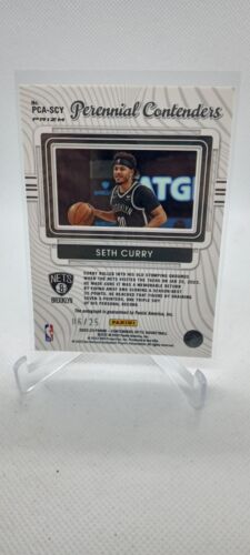 2022-23 Contenders Optic - Seth Curry Perennial Contenders Auto Orange /25 *Nets