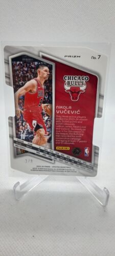 2023-24 Panini Spectra Nikola Vucevic #7 Universal Die Cut /8 - Chicago Bulls