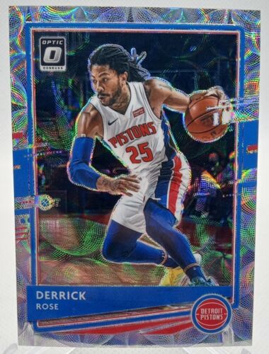 2020-21 Optic Premium Box Set Scope Prizm- Derrick Rose /249 Detroit Pistons!