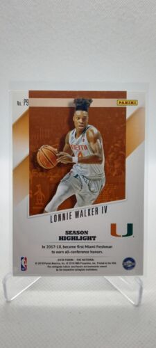 2018-19 Panini The National Prospect Mojo Prizm Rookie- Lonnie Waker /25