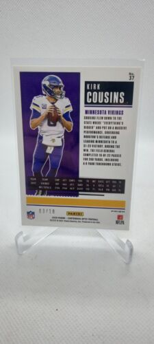 2020 Panini Contenders Optic Kirk Cousins Season Ticket TRUE GOLD /10 Vikings SP