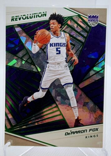 2018-19 Revolution Emerald Cracked Ice- De'Aaron Fox /88 Sacramento Kings 2nd Yr