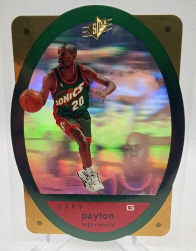 1996 SPx Gold Die Cut #45 Gary Payton Seattle SuperSonics BASKETBALL Card