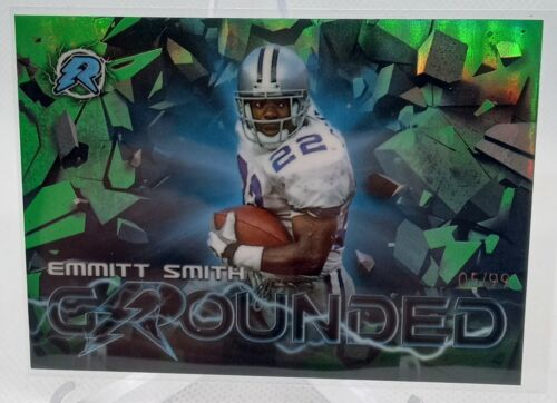 2023 Topps Composite Emmitt Smith Grounded Green Refractor No.RG-5 /99