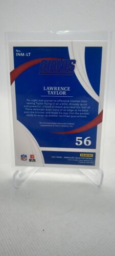 LAWRENCE TAYLOR 2021 IMMACULATE COLLECTION JERSEY NUMBERS PATCH #INM-LT /56