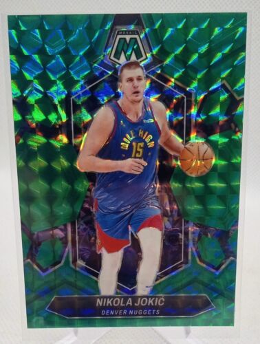 Nikola Jokic 2023-24 Panini Mosaic /75 Green Mosaic Denver Nuggets #47