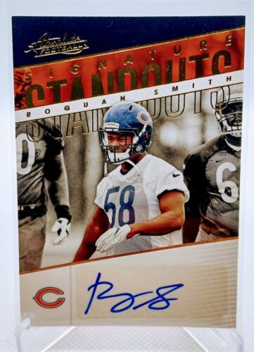 2018 Panini Absolute Signature Standouts Roquan Smith RC Auto #SS-RS Bears