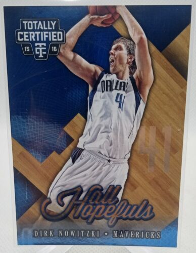 2015-16 Totally Certified Hall Hopefuls- Dirk Nowitzki /199 Dallas Mavericks!