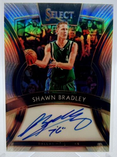 2018-19 Select Signatures Silver Prizm Auto-Shawn Bradley /199 Dallas Mavericks!