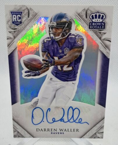 2015 Panini Crown Royale - Rookie Auto Signature #177 Darren Waller /99