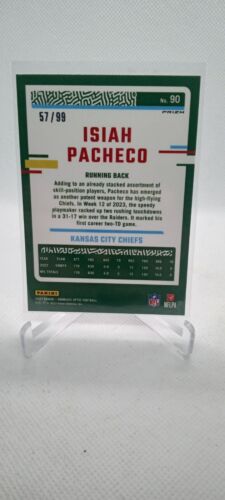 2023 Panini Optic Football Isiah Pacheco Red Holo Silver Color Match /99 Chiefs