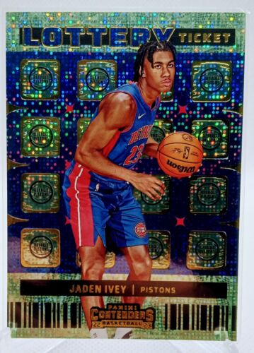 Jaden Ivey 2022-23 Panini Contenders Rookie Lottery Ticket RC SP #5 Pistons