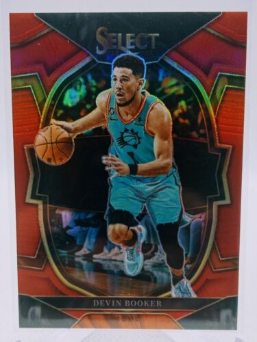 2022-23 Select Basketball Devin Booker Concourse Red Prizm Phoenix Suns  /199