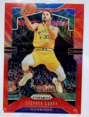 2019-20 Prizm Ruby Wave Prizm- Stephen Curry Golden State Warriors!