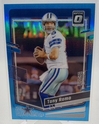 Tony Romo 2023 Donruss Optic Aqua /299 Cowboys Short Print Sports Cards