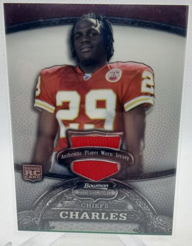 2008 Topps Bowman Sterling #158 Jamaal Charles Rookie Patch /569 CHIEFS