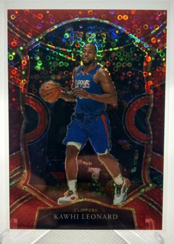 2020-21 Select Concourse Red Disco Prizm- Kawhi Leonard /49 Los Angeles Clippers