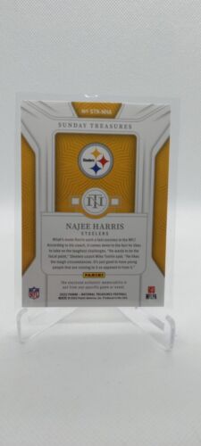 2022 National Treasures Najee Harris Sunday Treasures Dual Jersey Patch /99