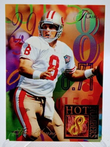 1994 Fleer Flair Steve Young Hot Numbers #15!