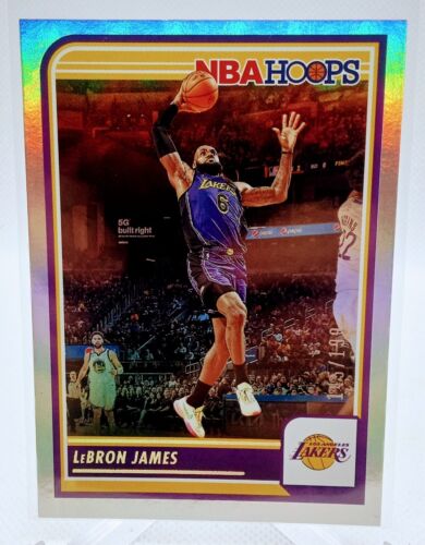 2023-24 Panini NBA Hoops Lebron James Tribute #290 - SILVER Holo /199