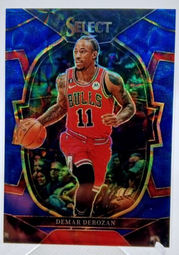 2022-23 Panini Select DEMAR DEROZAN Concourse Blue Scope Prizm  /249-Bulls