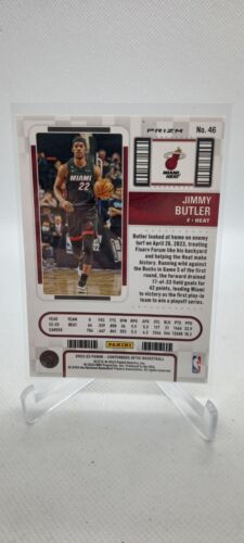 2022-23 Contenders Optic Jimmy Butler #46 Season Ticket GOLD Wave Prizm /10 SSP