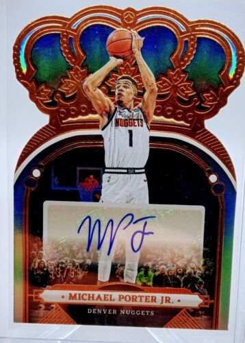 2022-23 Crown Royale Michael Porter Jr Crown Autograph Auto /99 Denver Nuggets