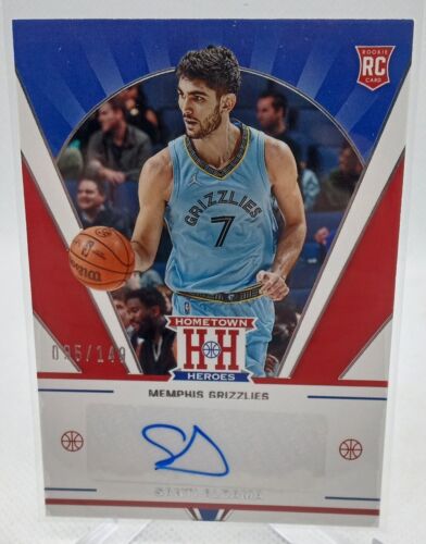 2021-22 Chronicles Hometown Heroes Santi Aldama RC Auto Memphis Grizzlies #/149