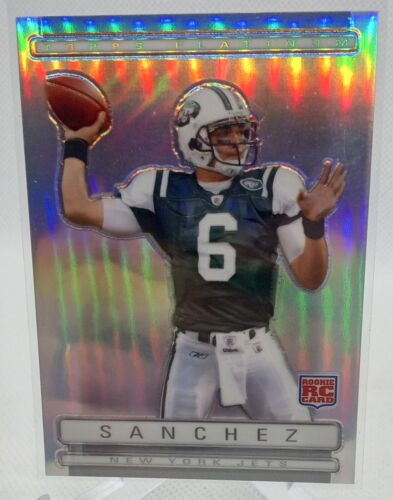 2009 Topps Platinum Refractor #133 Mark Sanchez /999 Rookie RC