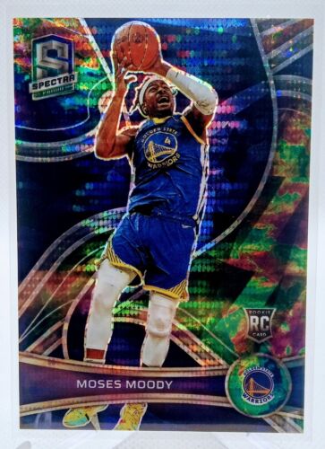 2021-22 Panini Spectra Rookies Celestial Prizm /99 Moses Moody #120 Rookie RC