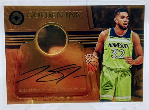 2018-19 Opulence Golden Ink Autograph- Karl Anthony Towns /20 T-Wolves Rare!