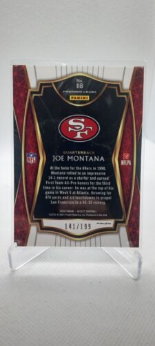 2020 Select Tri Color Prizm- Joe Montana /199 San Francisco 49ers!