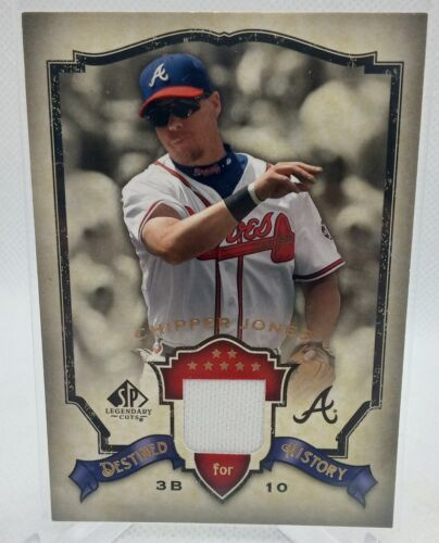 2008 SP Legendary Cuts Destined for History Patch #DH-CJ Chipper Jones