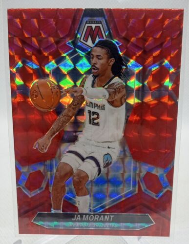 2023-24 Panini Mosaic -  Red Mosaic Prizm #127 Ja Morant Hobby Exclusive color